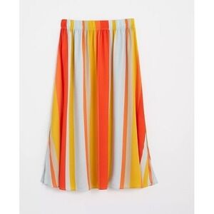 Womens Colorful Sunset Colors Loft Skirt Medium